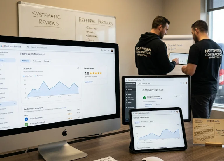 Contractor phone call with new customer